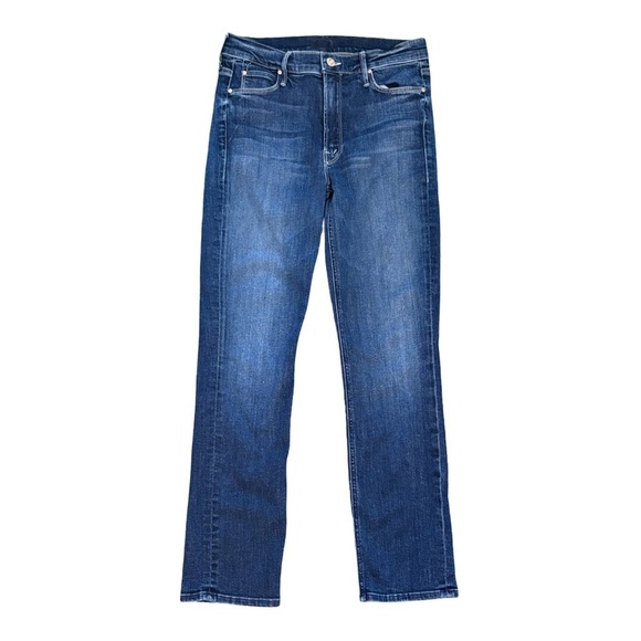 MOTHER The Mid Rise Dazzler Ankle in On The Edge Medium Blue Wash Size 27 - Picture 2 of 14